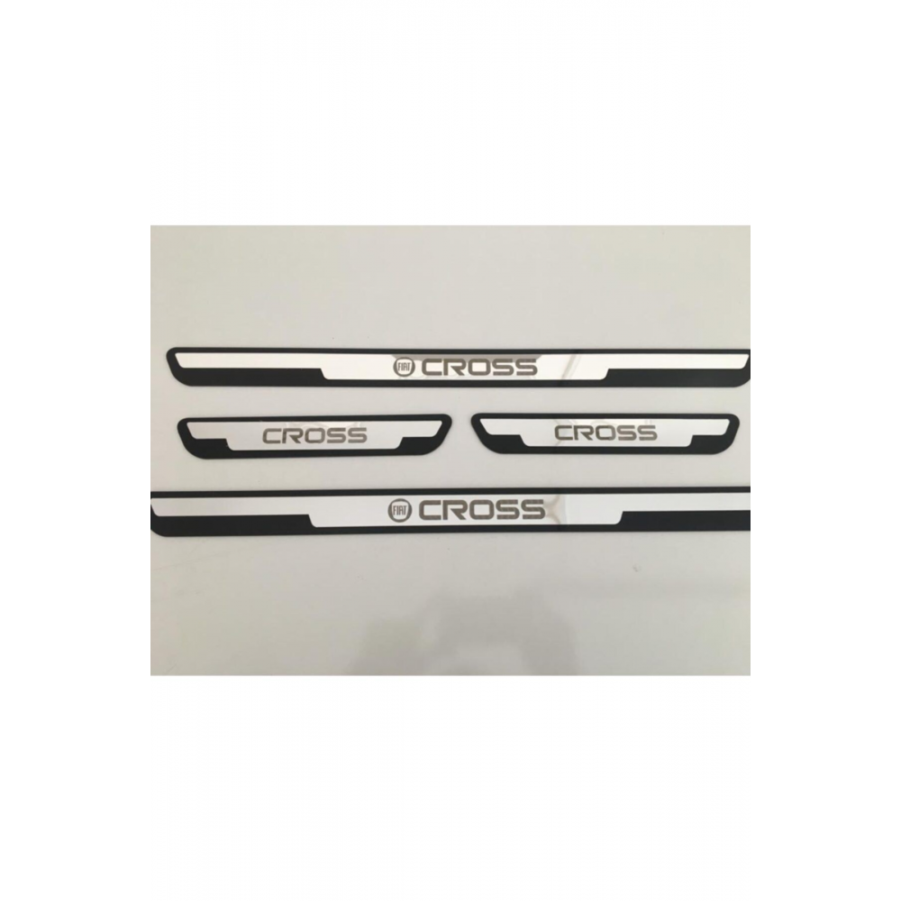 Fiat Egea Uyumlu Cross Pleksi Kapı Basamak Eşiği Çıtası (4 Adet)