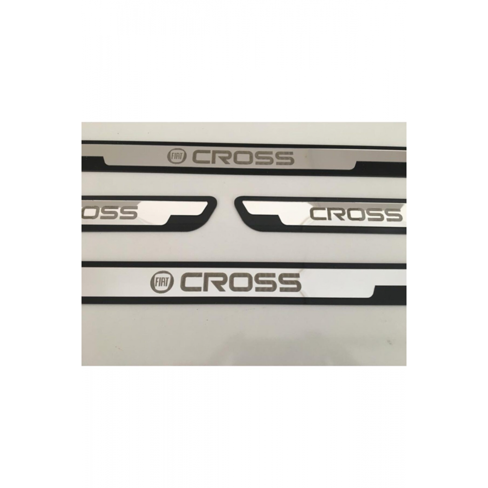Fiat Egea Uyumlu Cross Pleksi Kapı Basamak Eşiği Çıtası (4 Adet)