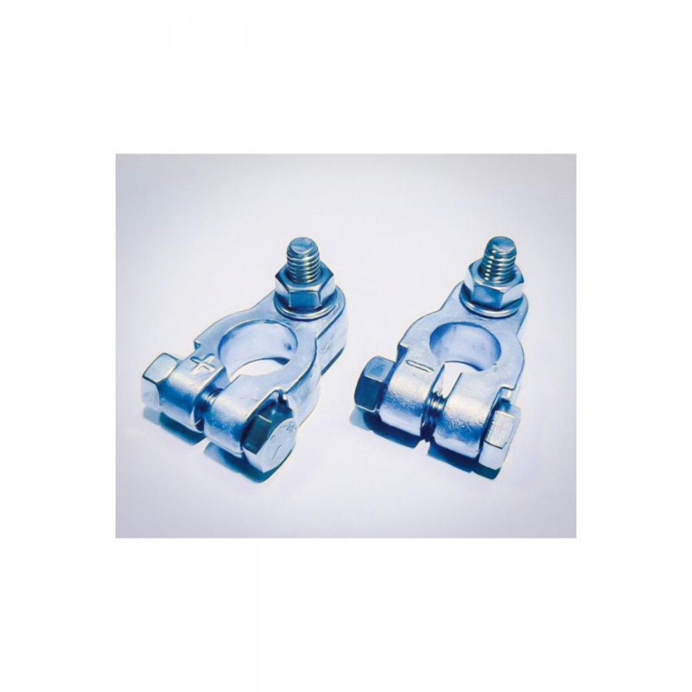 Kurşun Kutup Başı Takım ( ) (-) 8mm Krom Civata Marin Akü Kutupbaşı