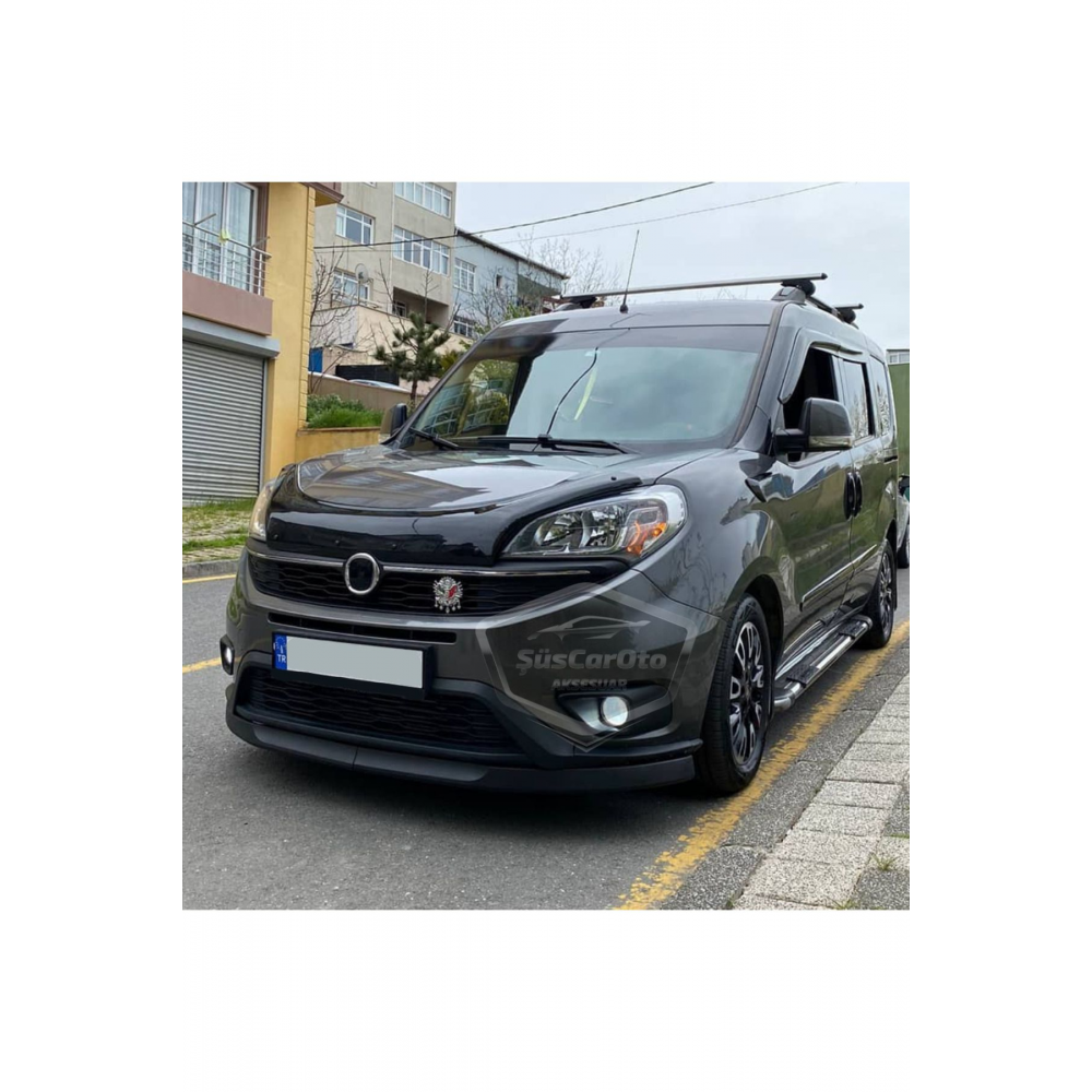 Fiat Doblo D4 2015-2021 Uyumlu Astra H lip Esnek Ön Lip 2 Parça Tampon Altı Dil Karlık Ön Ek