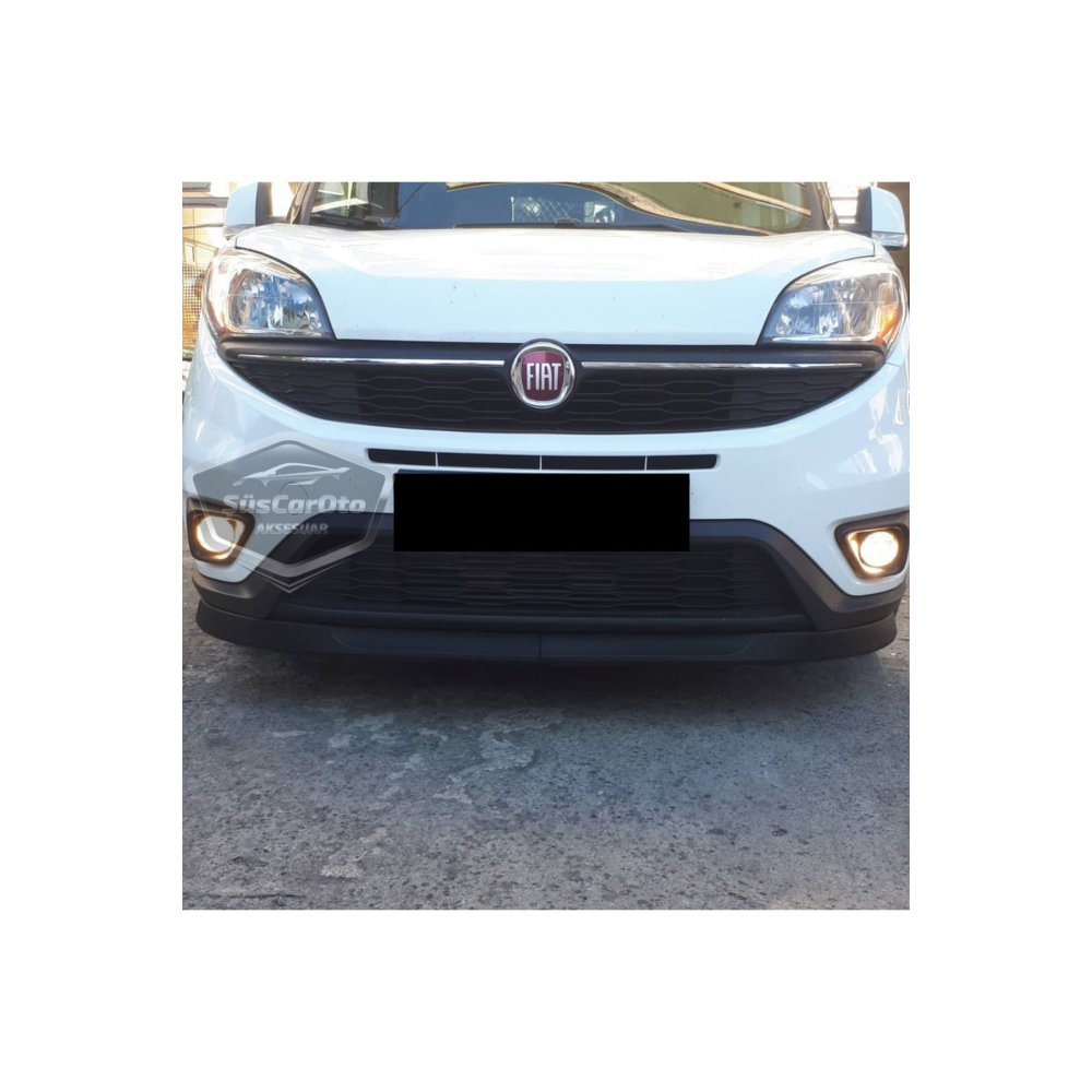 Fiat Doblo D4 2015-2021 Uyumlu Astra H lip Esnek Ön Lip 2 Parça Tampon Altı Dil Karlık Ön Ek