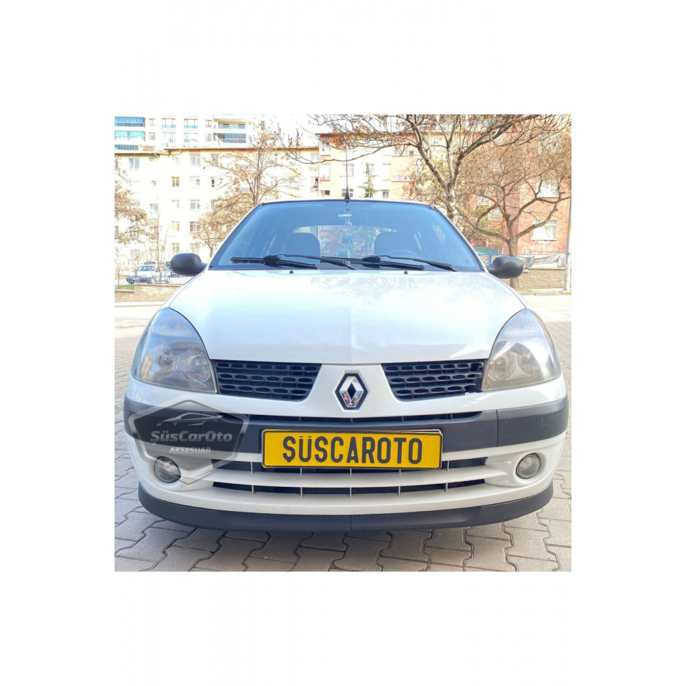 Renault Clio 2 Symbol Hb&Sedan 1998-2008 Uyumlu Üniversal H lip Esnek Ön Lip 2 Parça Karlık Ön Ek