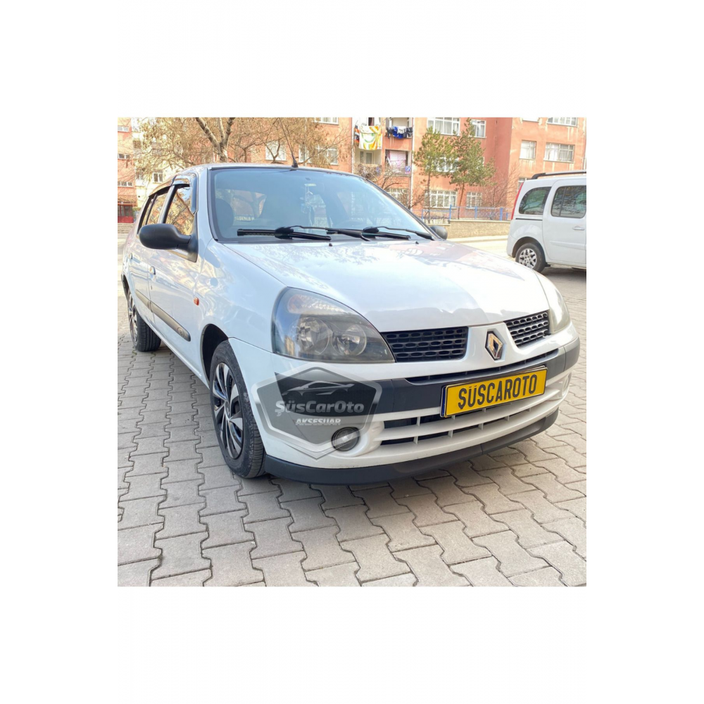 Renault Clio 2 Symbol Hb&Sedan 1998-2008 Uyumlu Üniversal H lip Esnek Ön Lip 2 Parça Karlık Ön Ek