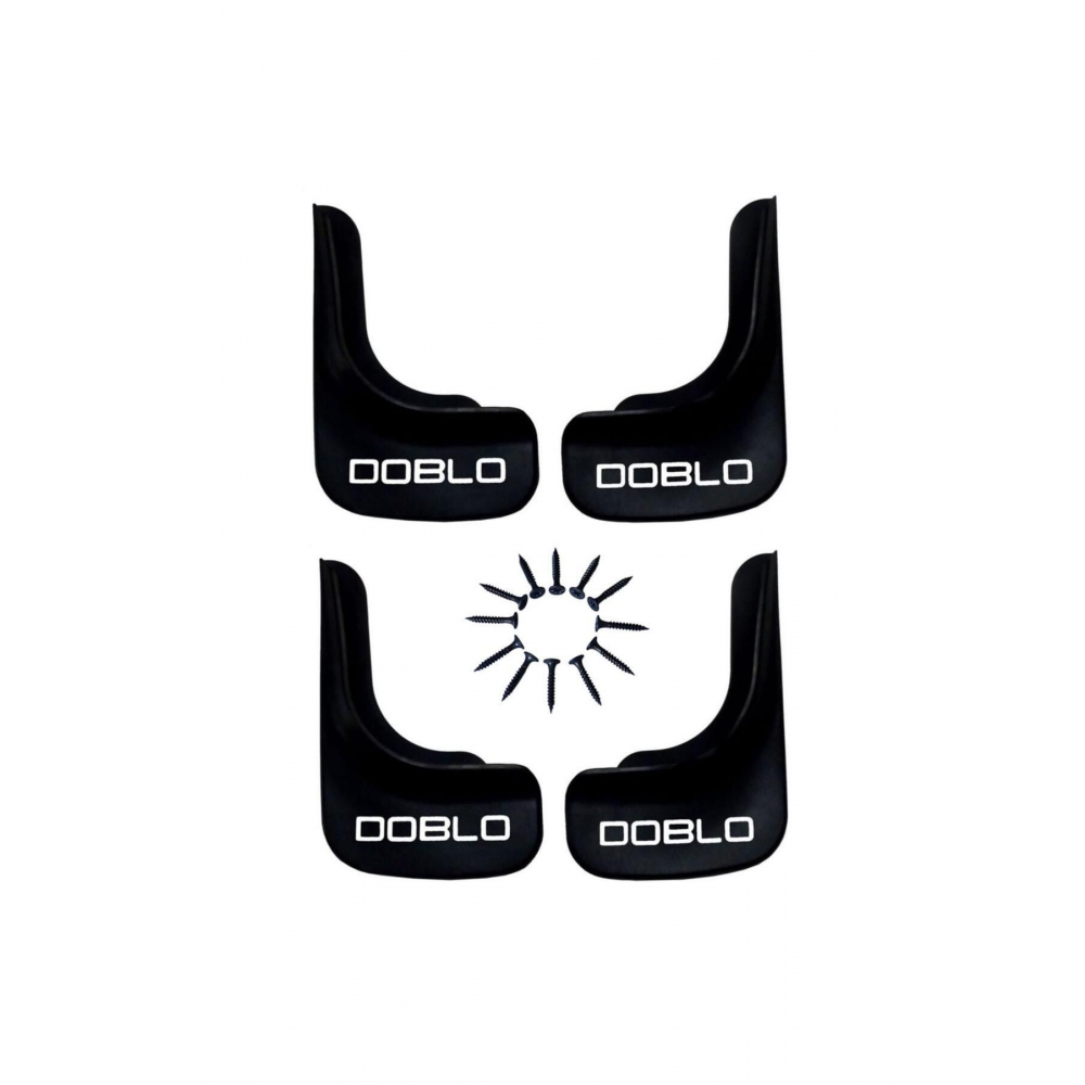 Fiat Doblo Araçlara Uyumlu 4 Lü Ön-arka Paçalık Tozluk Çamurluk U1dblx001yd