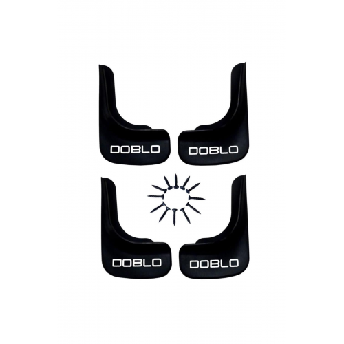 Fiat Doblo Araçlara Uyumlu 4 Lü Ön-arka Paçalık Tozluk Çamurluk U1dblx001yd