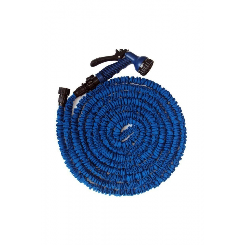 22.5 Metre Uzayan Bahçe Sulama Araç   Uyumlu  Yıkama Hortumu 7 Kademeli Başlık Tabanca