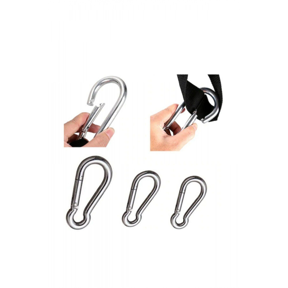 M6 Galvanizli Karabina Yaylı Kanca