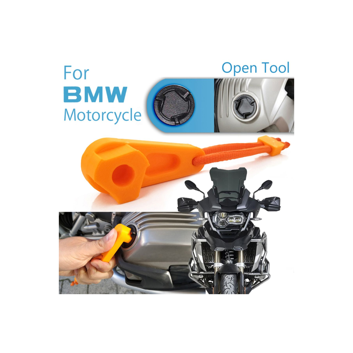 Bmw R 1200 Gs Ve Adventure Yağ Tapası Açma Anahtarı Turuncu Renk