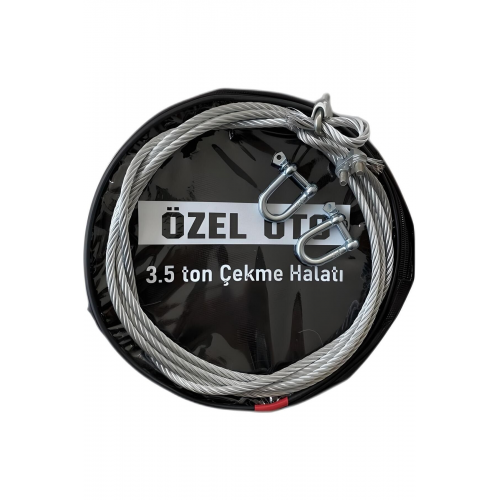 Çelik Çeki Halatı Izoleli Oto Çekme Halatı 3,5 Ton