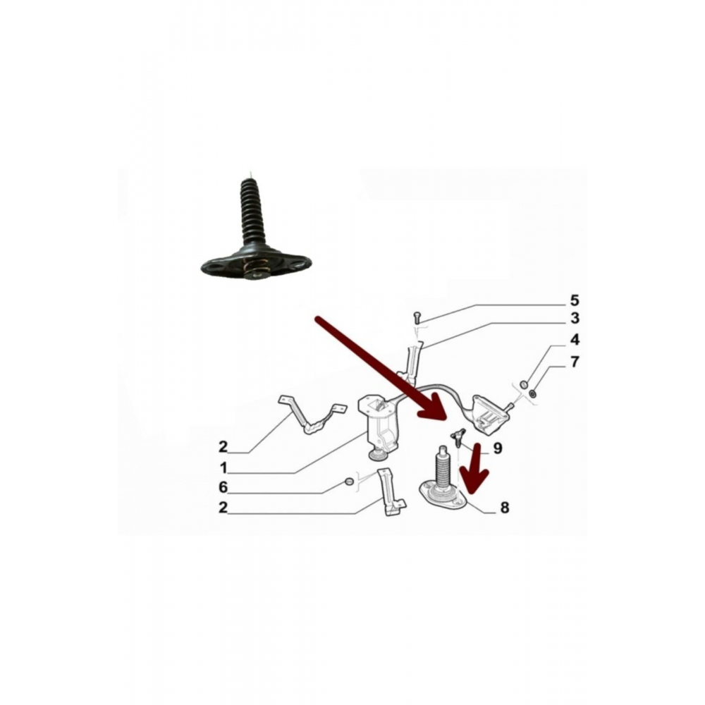 Fıat Fıorıno Stepne Mekanızma Karsılıgı 51952366