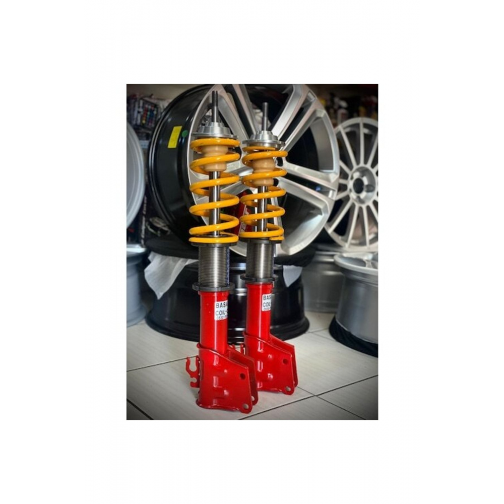 Scirocco 2009 Başaran Coil Coilover Coliver Spor Yay 'lı Ayarlı Amortisör 10cm
