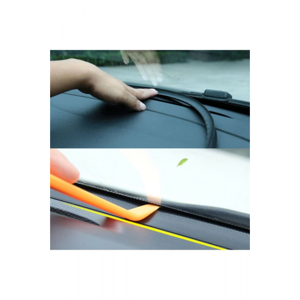 Contacall Araç Torpido Göğüs Konsol Ön Cam Arası Fitil Ses Yalıtım Fitili 1,65 Metre