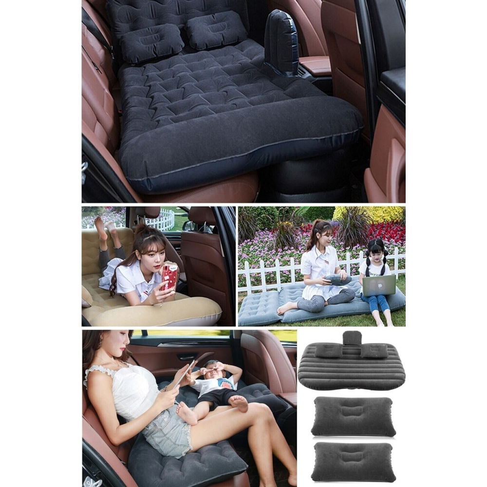 Lariz Şişme Araba Koltuğu Yatağı Otomobil Arka Koltuk İçin Şişme Yatak