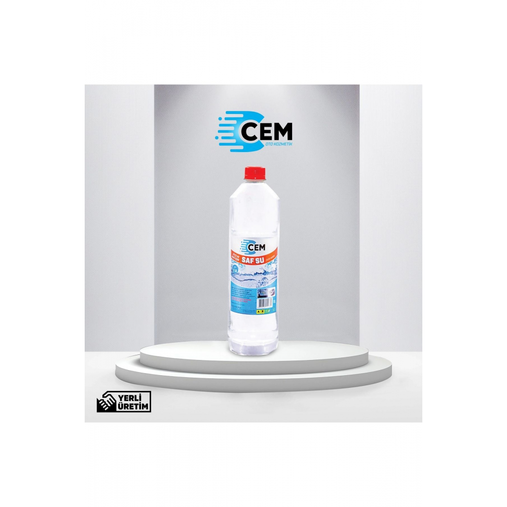 Cem Saf Su Ütü Ve Akü Suyu 1 Litre
