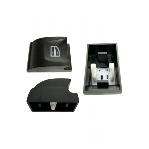 Fluence-megane 3 -clio 3 -laguna - Cam Düğme Butonu - Sağ (DÜZ TIRNAK)