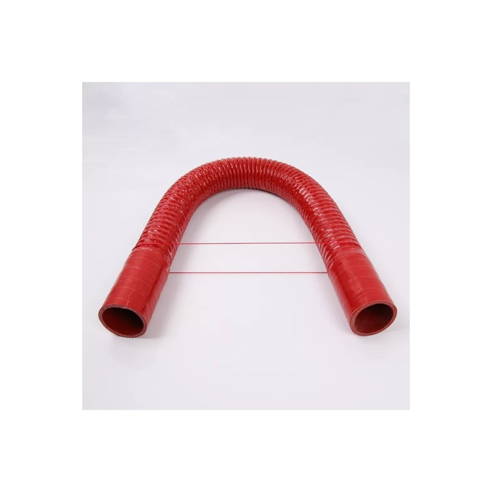 Kırmızı Üniversal 4,5x70mm Silikon Esnek Radyatör Ve Turbo Basınçlı Hava Hortum