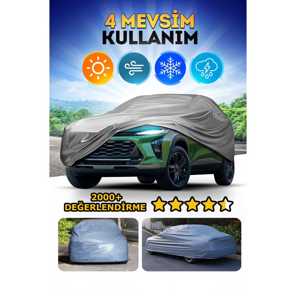 Sedan Araçlara Uyumlu Oto Araba Brandası - Örtüsü