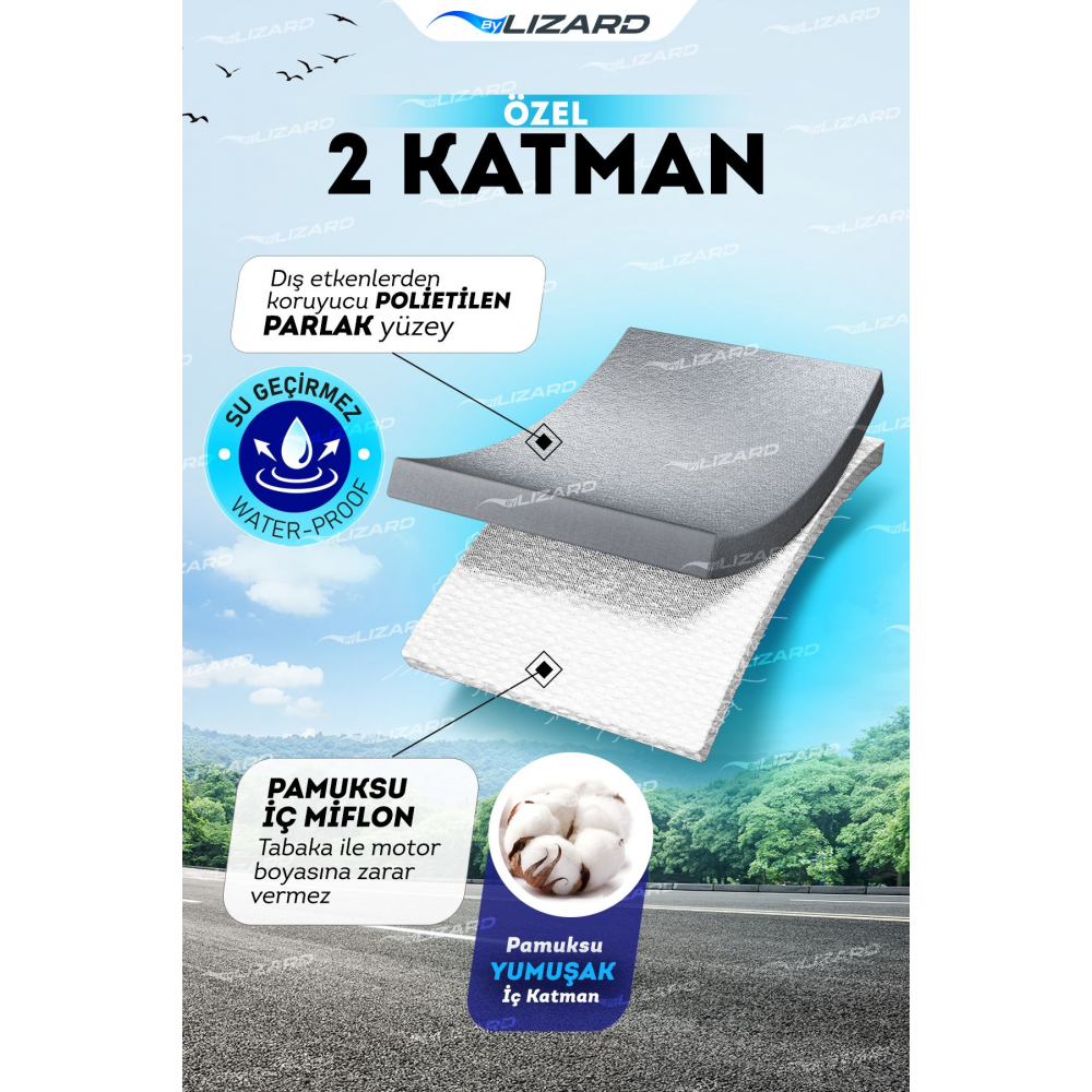 Sedan Araçlara Uyumlu Oto Araba Brandası - Örtüsü