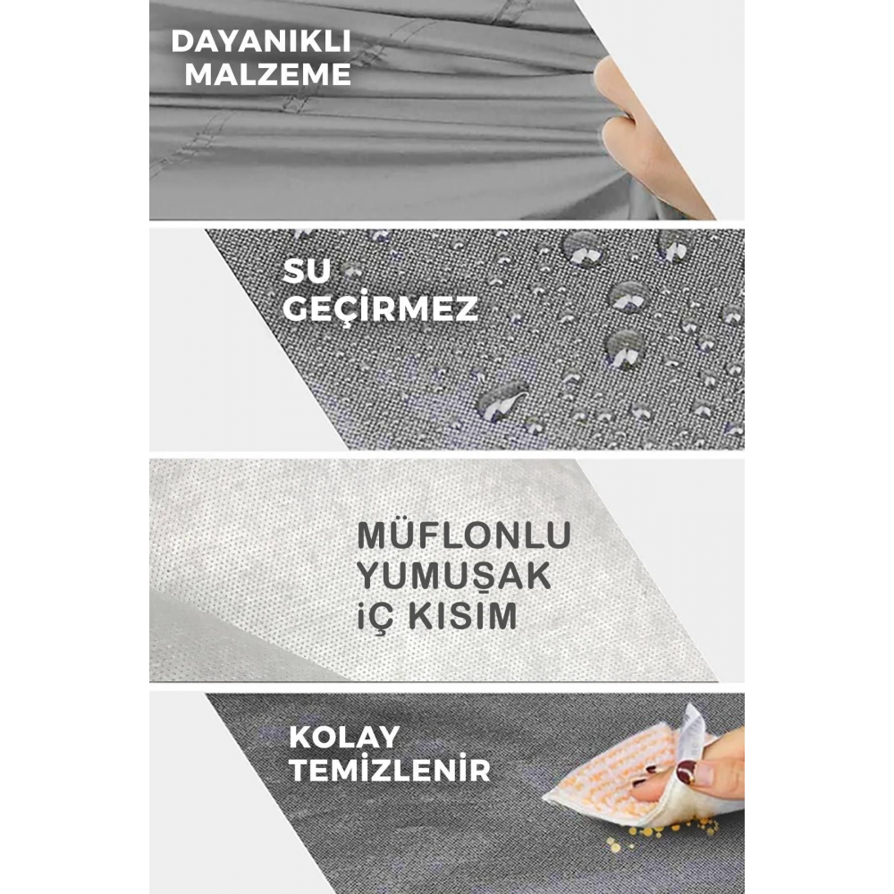 Tüm Sedan Araçlara Uyumlu Oto Araba Brandası Örtüsü