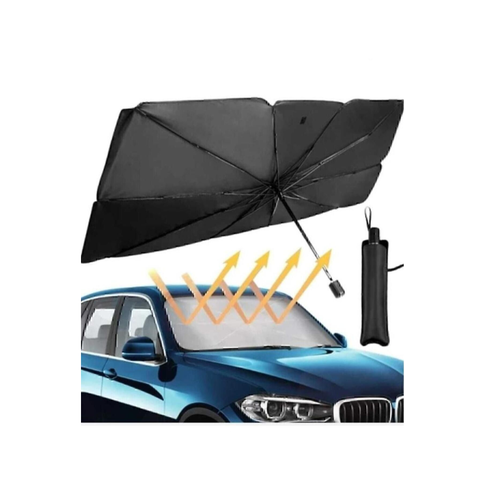 Tüm Araçlar İçin Araba Ön Cam Güneşlik Katlanabilir Güneşlik Şemsiye Ön Cam Gölgelik ESNEK