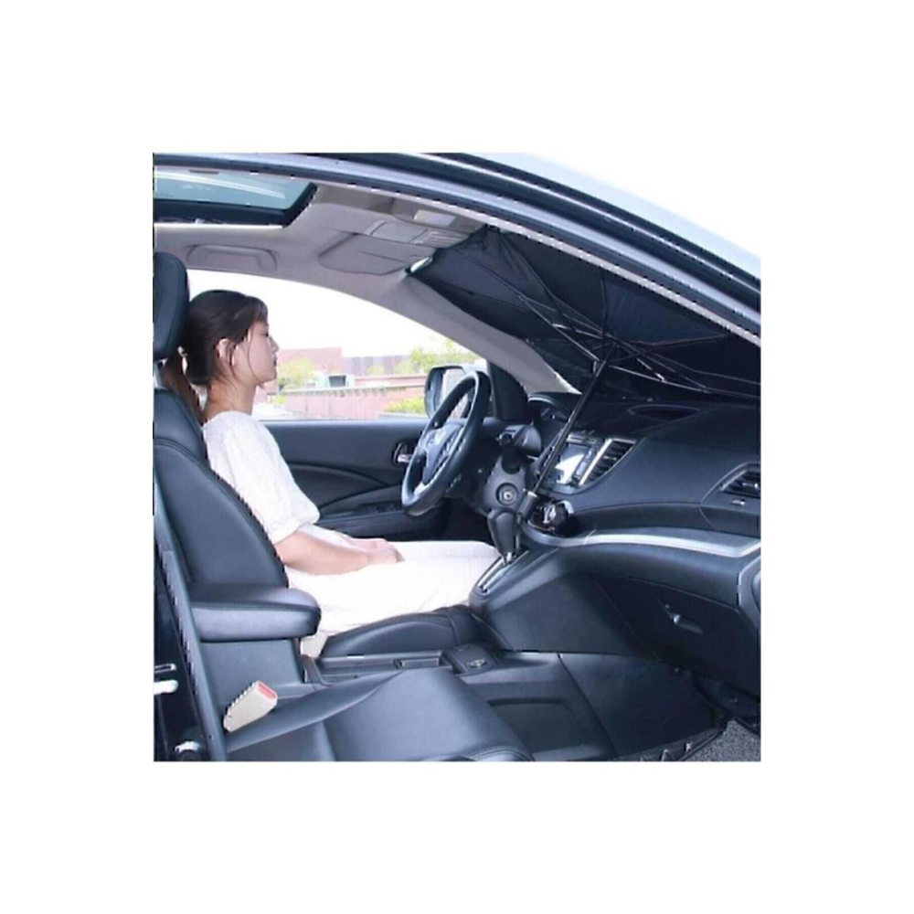 Tüm Araçlar İçin Araba Ön Cam Güneşlik Katlanabilir Güneşlik Şemsiye Ön Cam Gölgelik ESNEK