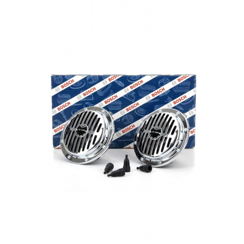 Yüksek Ses Süperton Büyük Kafa Nikelaj Korna 12v 325/400 Hz 110 Db