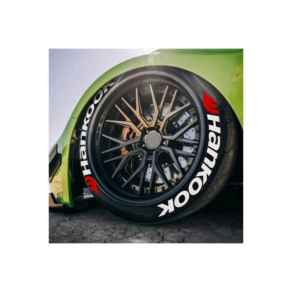 Lastik Yazısı Seti Motorsiklet Ve Araç Lastik Sticker 4 Adet (MADE IN USA) ®