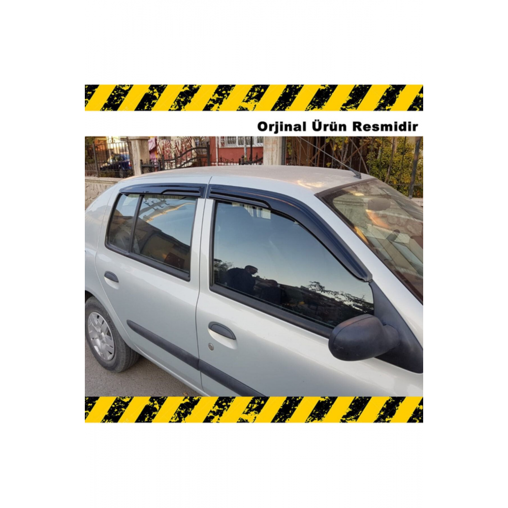Renault Clio 2 Symbol Mügen Cam Rüzgarlığı Sedan 1999-2008 Arası 4 Lü Set