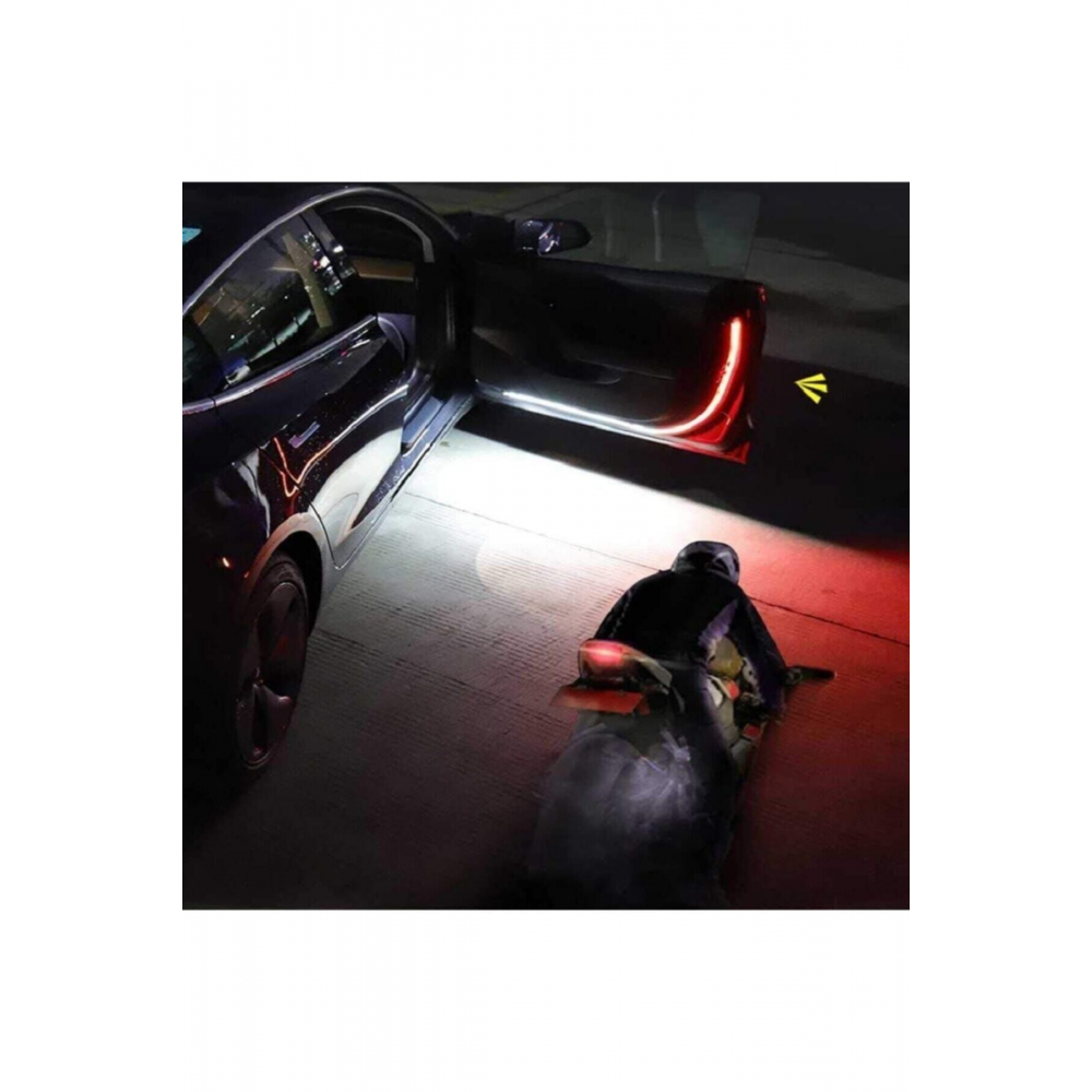 Animasyonlu Kapı Led Oto Kapı Ikaz-uyarı Ledi Karşılama Modlu Çakarlı