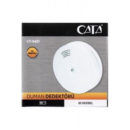 Cata Ct-9451 Duman Dedektörü Pilli Byr [tcrtbyr]