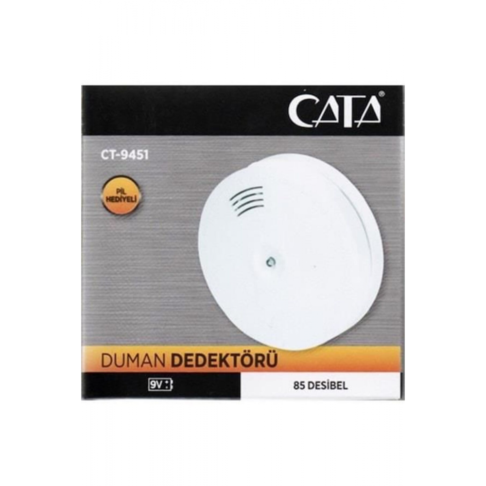 Cata Ct-9451 Duman Dedektörü Pilli Byr [tcrtbyr]