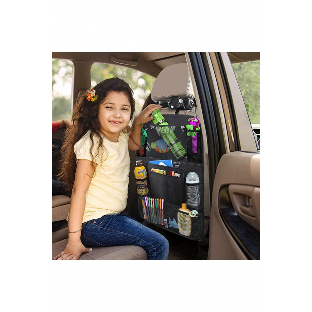 Araba Koltuk Organizer Araç Koltuk Arkası Koruyucu Tablet Telefon Gazete Tutucu Oto Düzenleyici