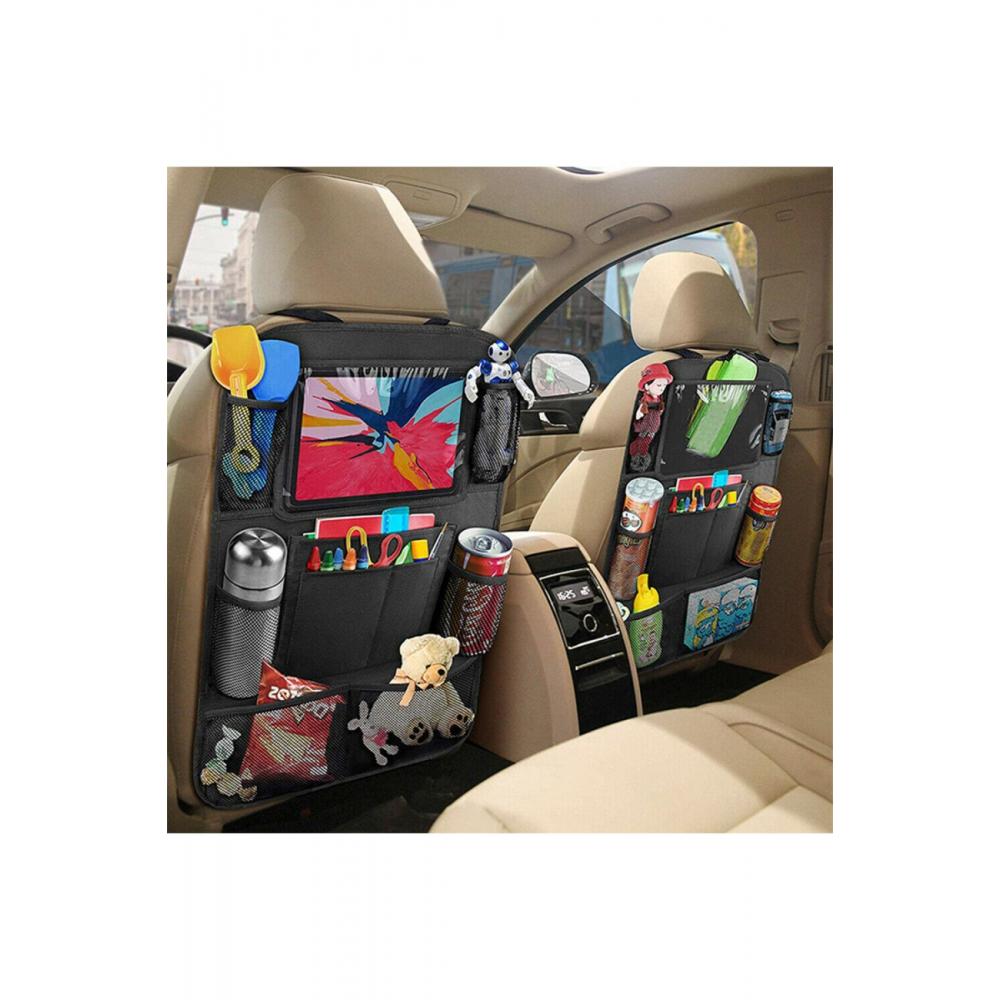 Araba Koltuk Organizer Araç Koltuk Arkası Koruyucu Tablet Telefon Gazete Tutucu Oto Düzenleyici