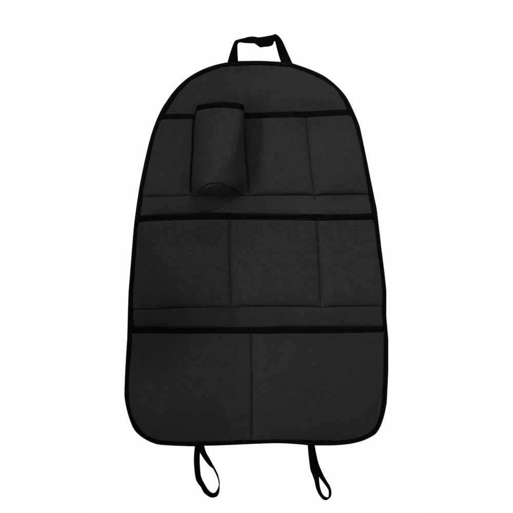 Elit Siyah Araç Koltuk Arkası Organizer - Araç Içi Eşya Düzenleyici