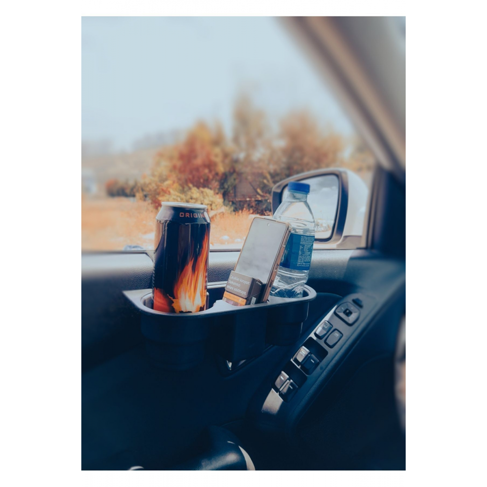 Oto Araç Içi Bardaklık Organizer Araba Bardak Tutucu Siyah Renk Seçeneği(MAGAZADA 6 RENK SEÇENEGİ)