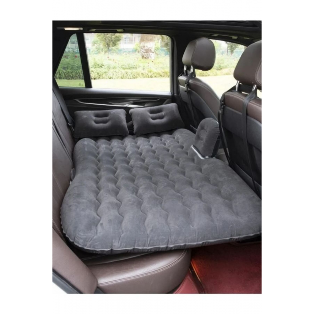 Şişme Yatak Araba Ve Kamp Yatağı Çanta Elektrikli Pompa Tamir Kiti Ve Yastıklı Yatak Seti