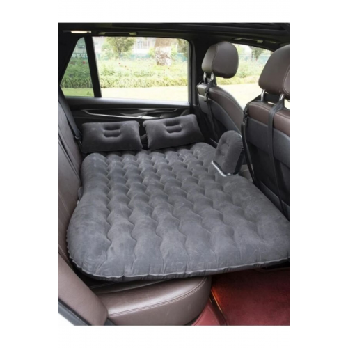 Şişme Yatak Araba Ve Kamp Yatağı Çanta Elektrikli Pompa Tamir Kiti Ve Yastıklı Yatak Seti