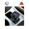 Car X8 Araç Fm Transmitter 5.0 Bluetooth Araç Kiti Usb Mp3 Sd Kart Çakmaklık Girişli 2023 Model