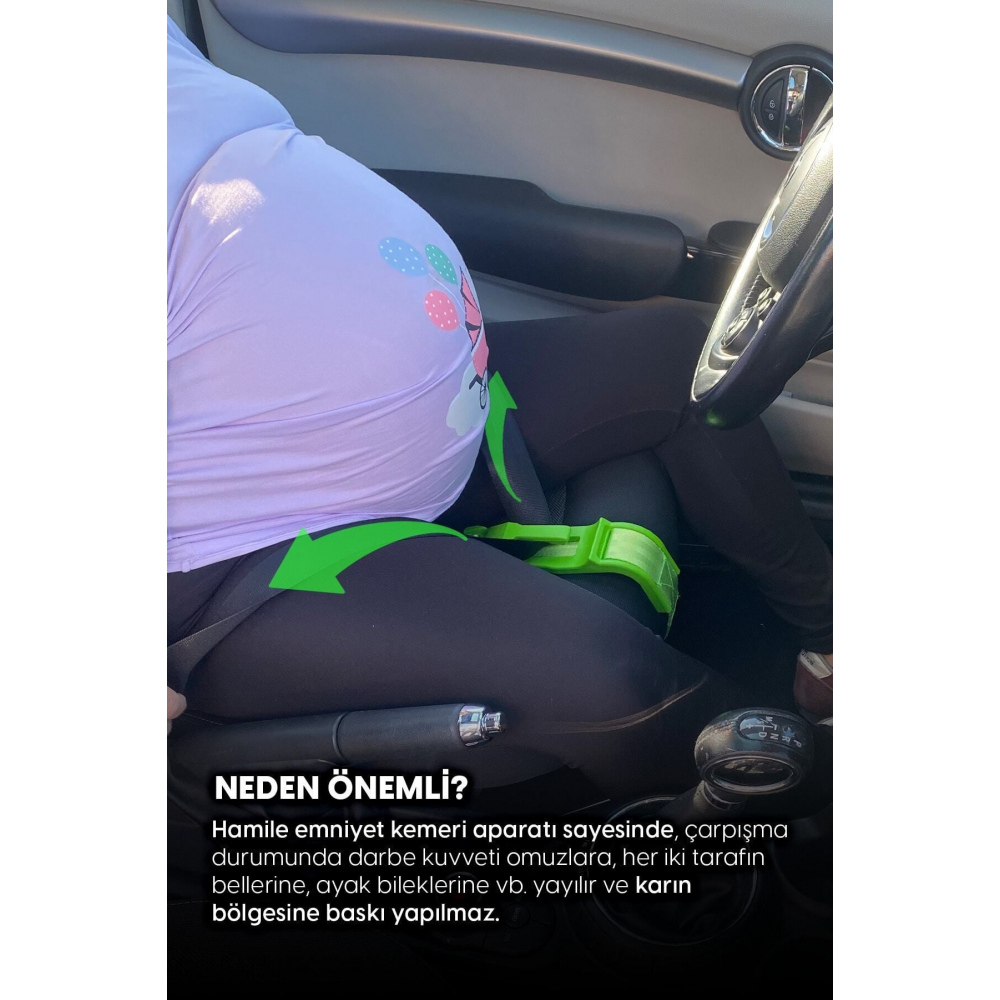 Hamile Emniyet Kemeri Aparati Hamileler Için Güvenli Konforlu Araba Için