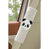 SOFT Beyaz Panda Çocuk Emniyet Kemeri  Kılıfı Oto Emniyet Kemeri Koruyucu Panda Sevimli Hayvanlar