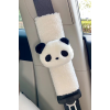SOFT Beyaz Panda Çocuk Emniyet Kemeri  Kılıfı Oto Emniyet Kemeri Koruyucu Panda Sevimli Hayvanlar