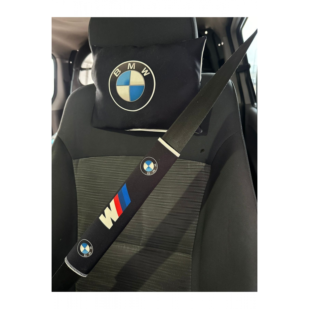 Bmw Boyun Yastığı Emniyet Kemer Pedi Siyah Bmw