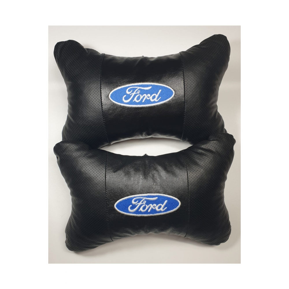Ford Deri Yastık + Kemer Pedi Konfor Seti 2'li