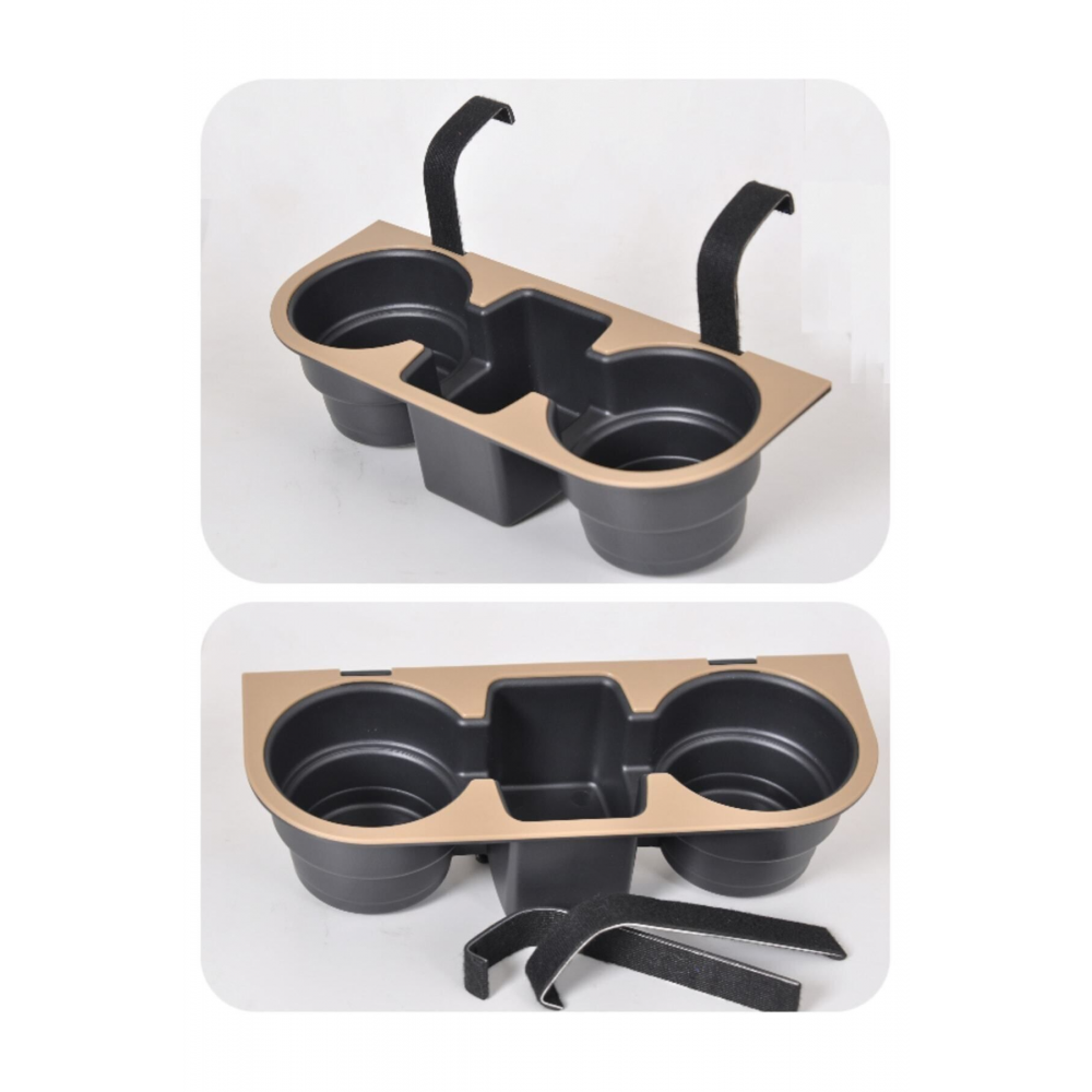 Araç Içi Bardaklık Organizer Araba Telefon Tutucu Bej Renk (MAGAZADA 6 RENK SEÇENEGİ)