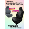 Sport Deri Koltuk Kılıfı Takımı Siyah