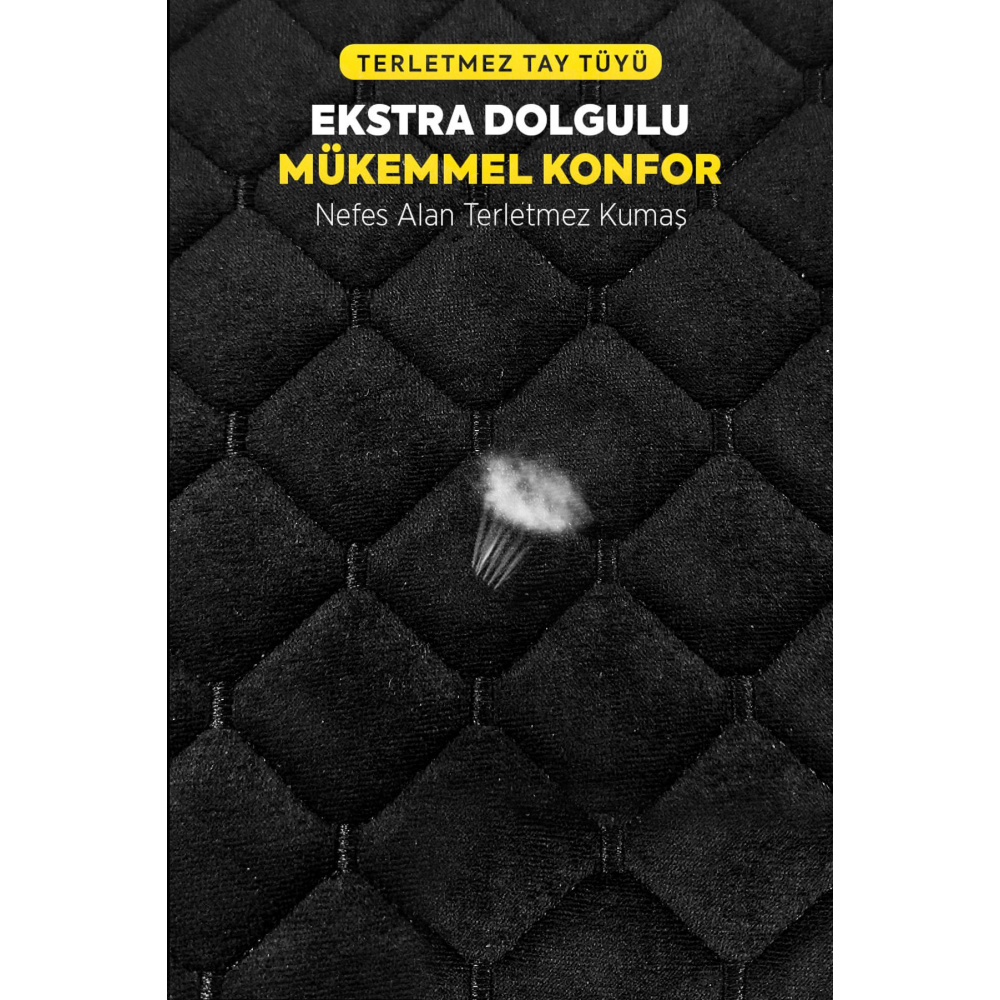 Tay Tüyü Cepli & Terletmez Sırtlı Oto Koltuk Minder Seti - Koltuk Koruma Kılıfı (ÖN & ARKA TAM SET)
