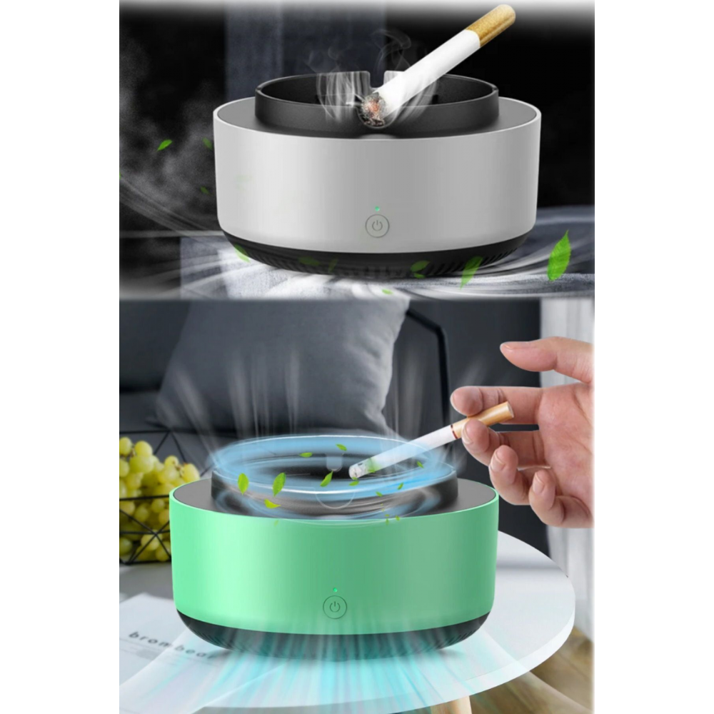 Dumanı İçine Çeken Kül Tablası Akıllı Kül Tablası Koku Duman Önleyici Kokusuz Küllük Arabada Ev Ofis