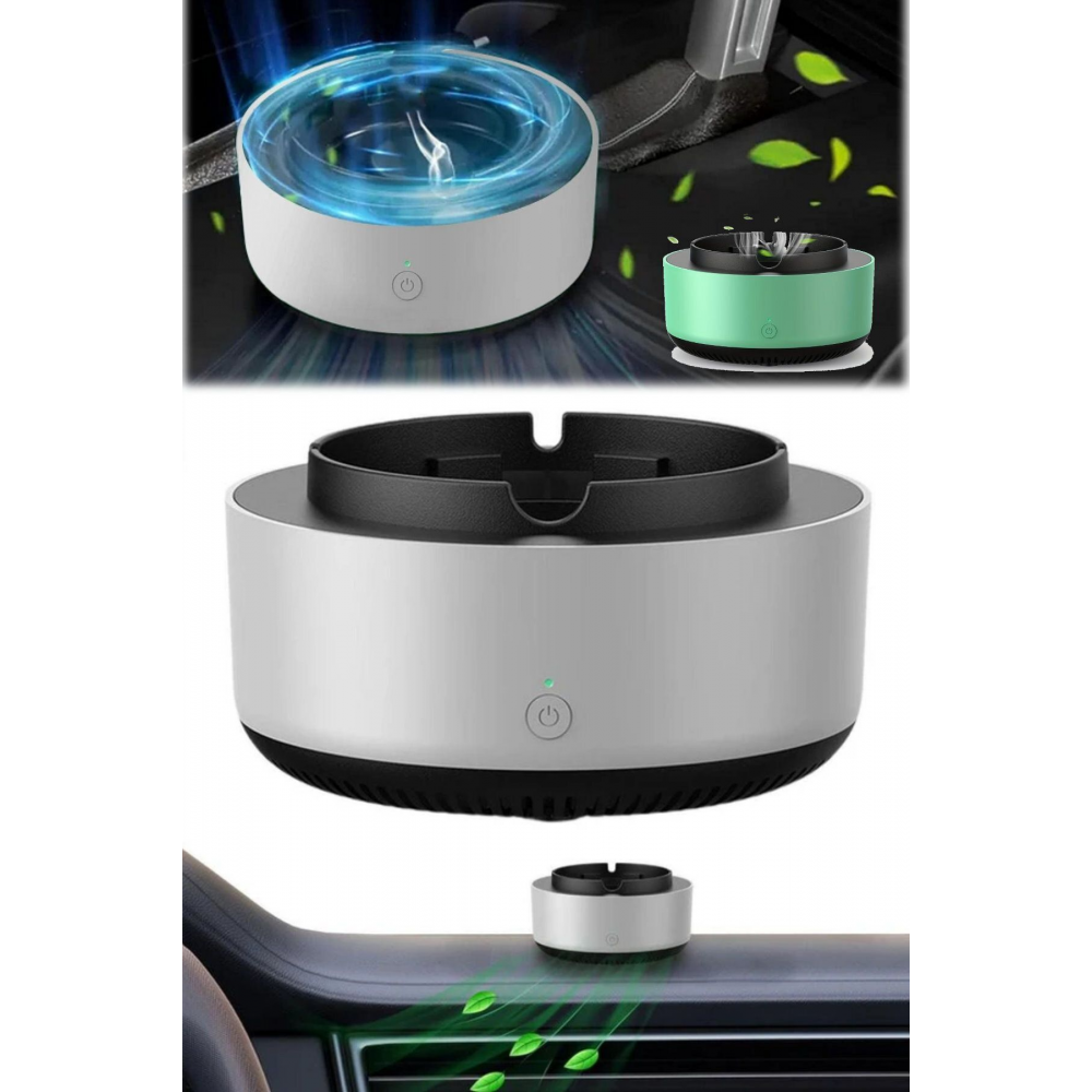 Dumanı İçine Çeken Kül Tablası Akıllı Kül Tablası Koku Duman Önleyici Kokusuz Küllük Arabada Ev Ofis