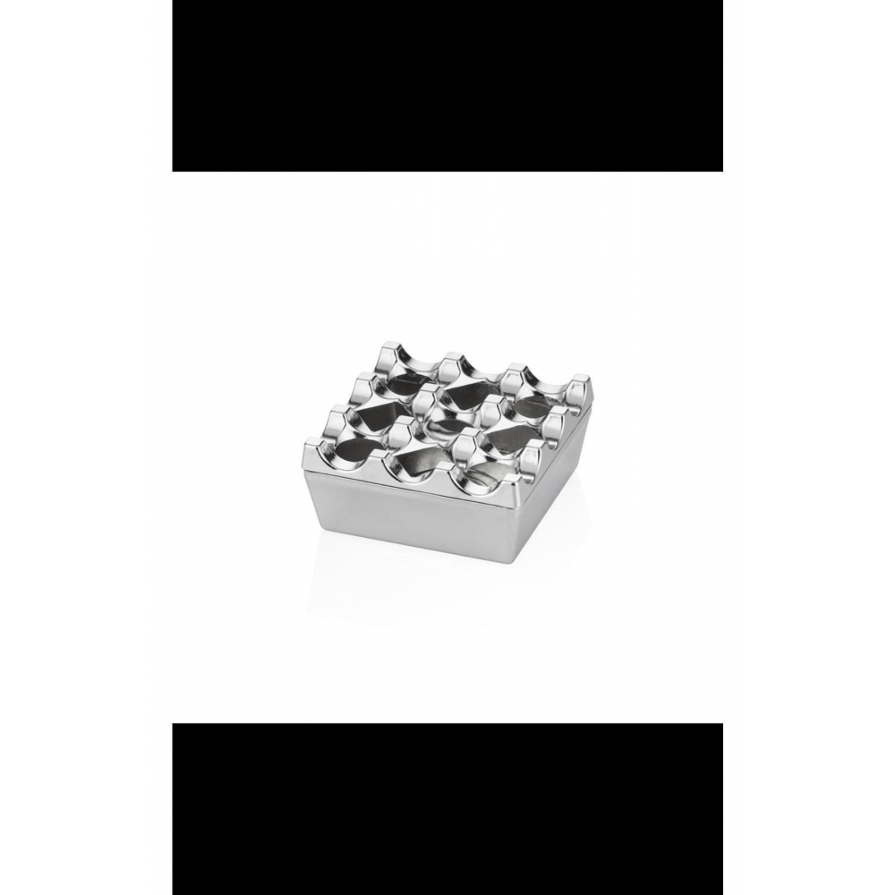 Metal 9 Delikli Kültablası Küllük Kül Tablası