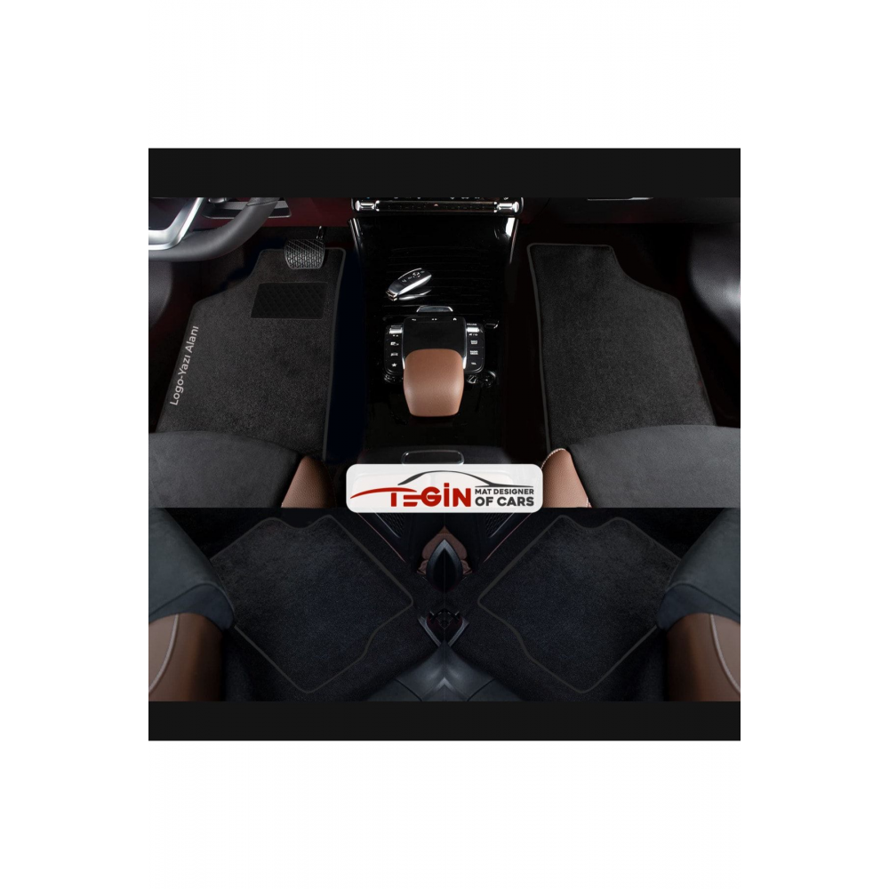 Nissan Juke 2010 Ve Sonrası Aracınıza Özel Prime Siyah Halı Siyah Kenar Halı Paspas